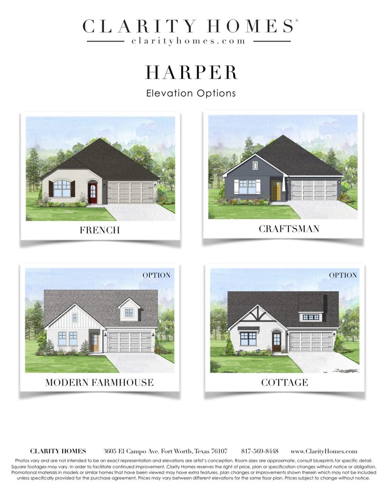 Image 2 representing the Harper by Clarity Homes in The Bluffs At Parks Of Aledo, Aledo, TX. Image 2 representing the Harper by Clarity Homes in The Bluffs At Parks Of Aledo, Aledo, TX.
