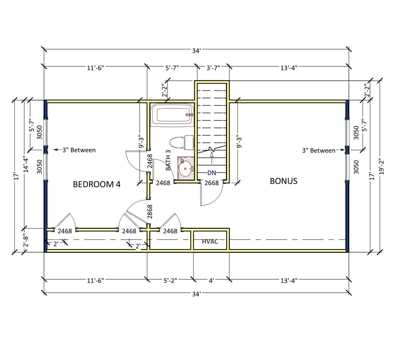 2D floor plan layout of this home in Bent Tree, Gaffney, SC (Image 2). 2D floor plan layout of this home in Bent Tree, Gaffney, SC (Image 2).