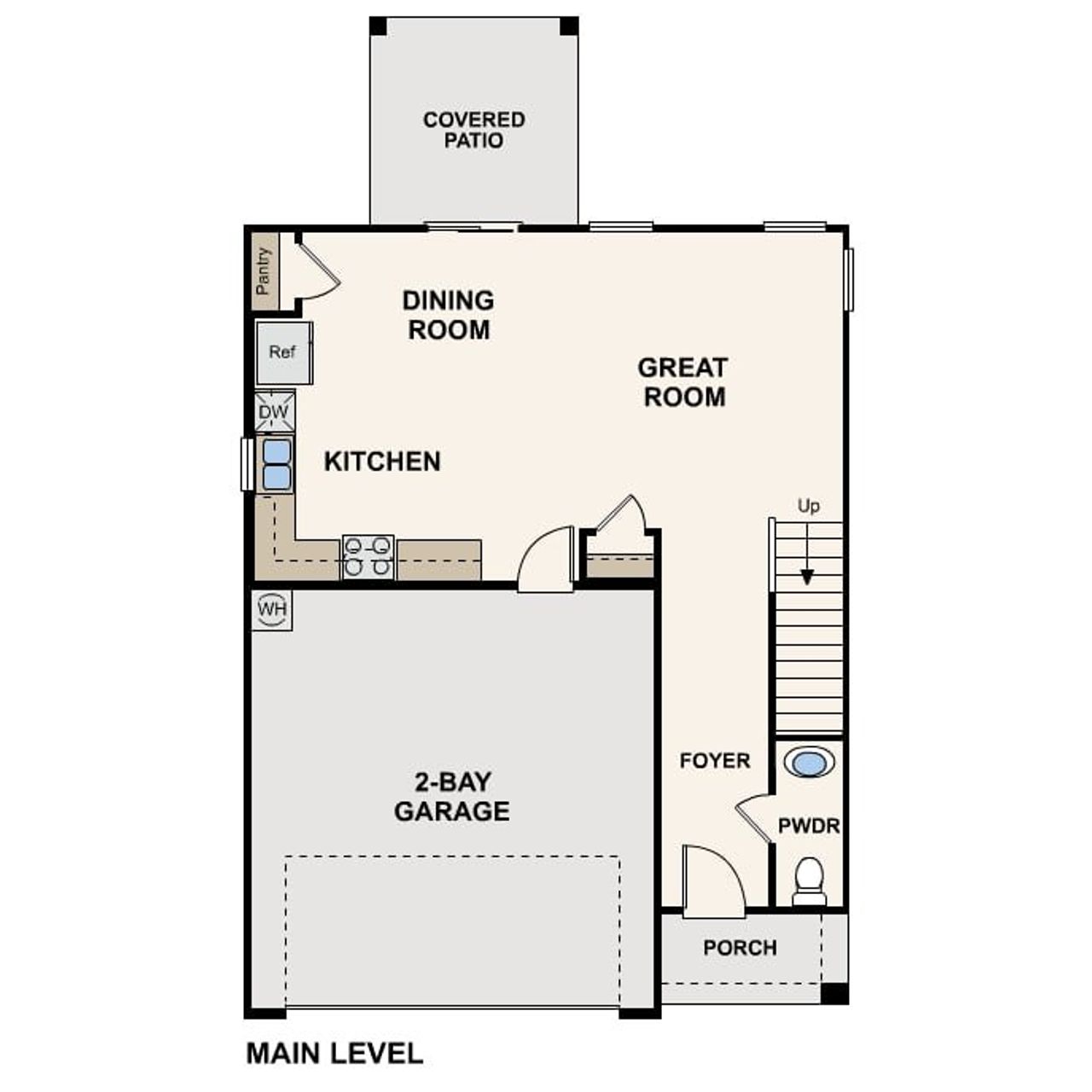 2D floor plan layout for the Auburn by Century Complete in Entrada del Toro at Rancho Sahuarita, Sahuarita, AZ (Image 2). 2D floor plan layout for the Auburn by Century Complete in Entrada del Toro at Rancho Sahuarita, Sahuarita, AZ (Image 2).