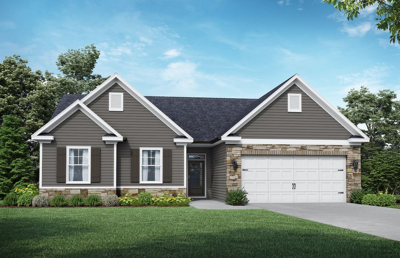 Representative exterior photo of a completed home built from the Brentwater by McKinley Homes in Hellen Valley, Braselton, GA (Image 2). Representative exterior photo of a completed home built from the Brentwater by McKinley Homes in Hellen Valley, Braselton, GA (Image 2).