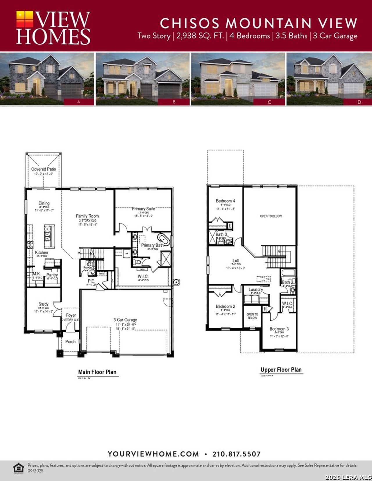 2D floor plan layout of this home in , New Braunfels, TX (Image 2).