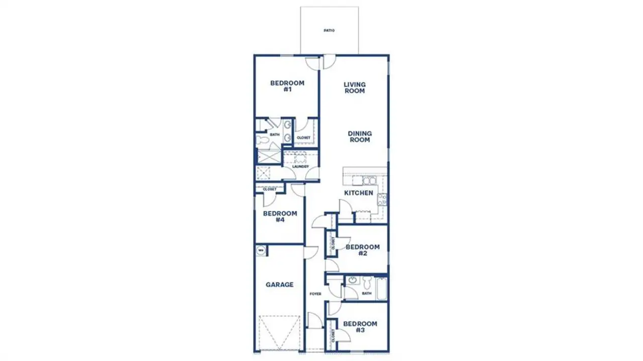2D floor plan layout of this home in , Athens, GA (Image 2). 2D floor plan layout of this home in , Athens, GA (Image 2).