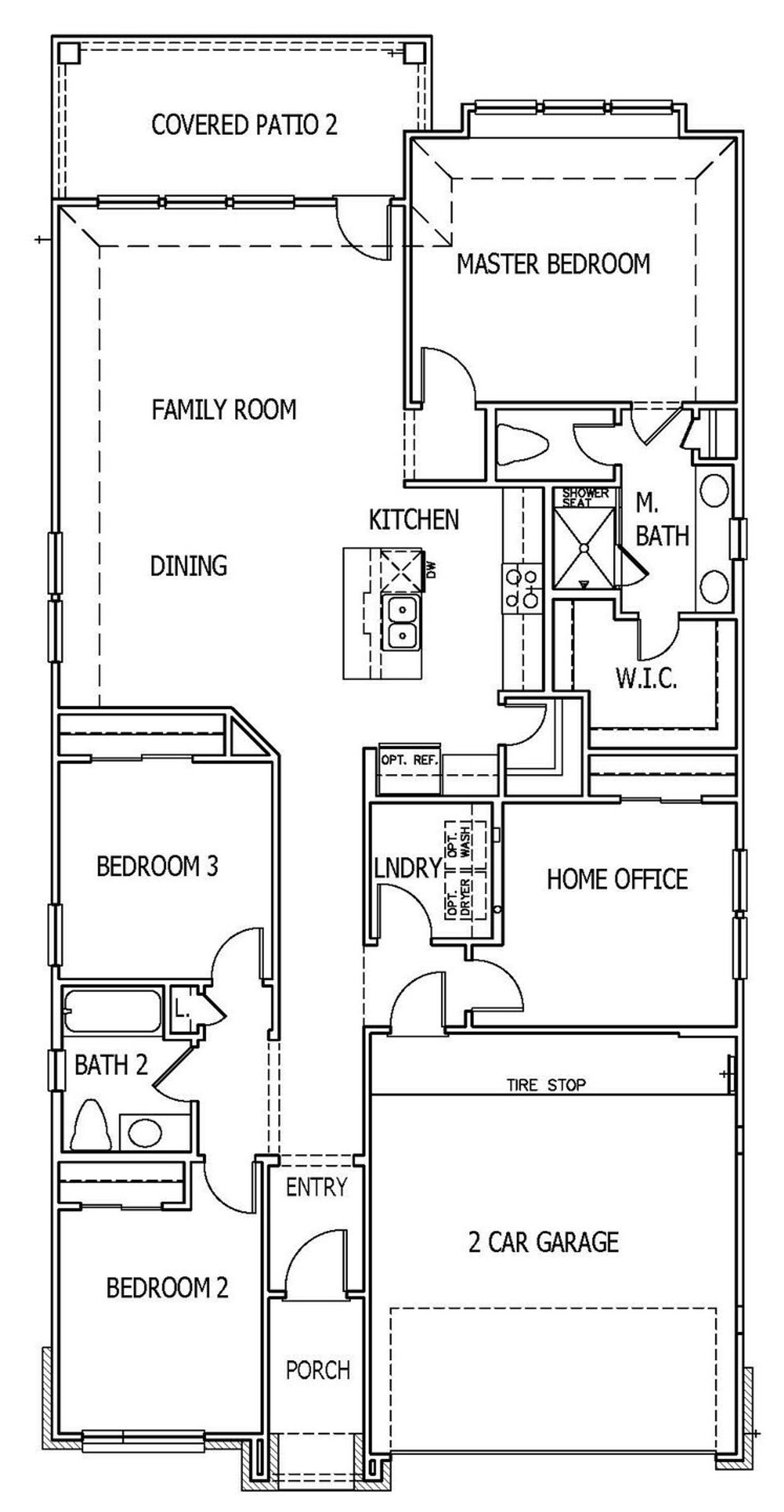 2D floor plan layout of this home in Mayfair, New Braunfels, TX (Image 2). 2D floor plan layout of this home in Mayfair, New Braunfels, TX (Image 2).