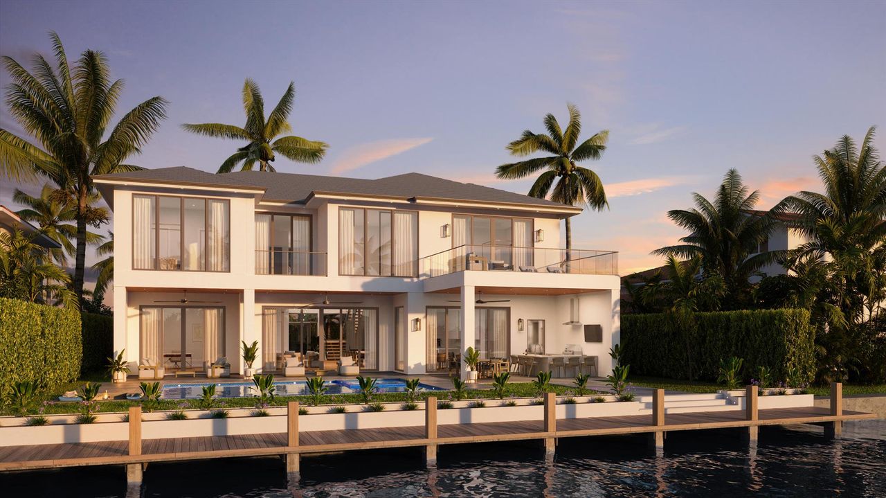 Front exterior of a new home in , Pompano Beach, FL, highlighting curb appeal (Image 2).