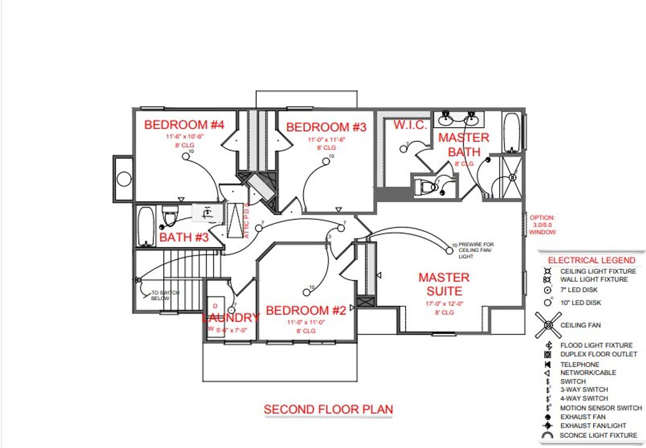 2D floor plan layout for the Concord A by Freedom Home Builders in Piney Woods, Newnan, GA (Image 2).