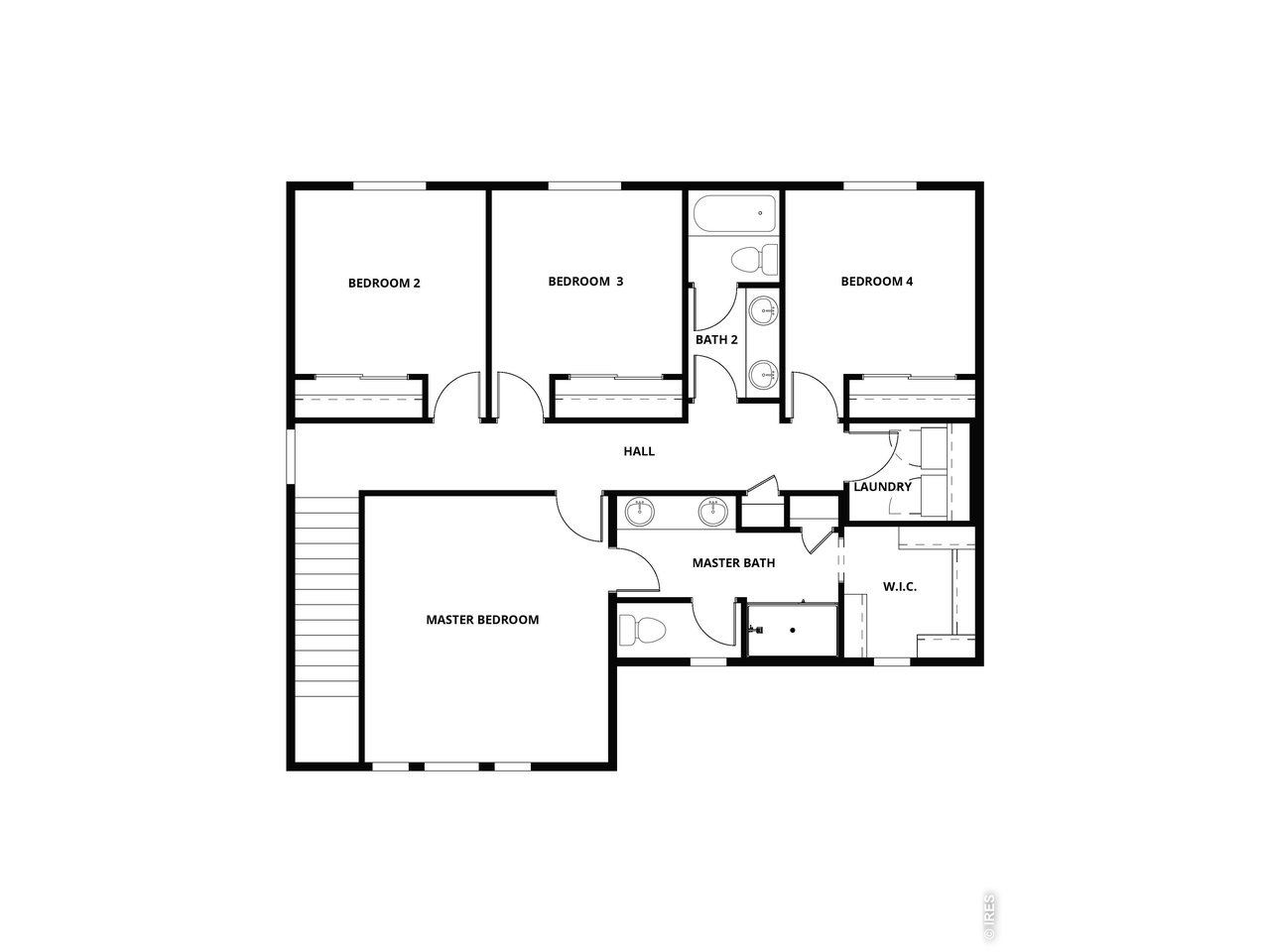 2D floor plan layout of this home in , Berthoud, CO (Image 2). 2D floor plan layout of this home in , Berthoud, CO (Image 2).