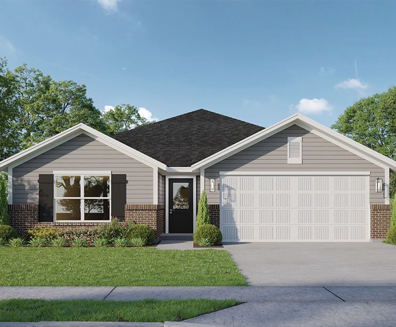 Image 2 representing the Lawrence by Hart Homes in Villages at Westpointe, Dayton, TX.