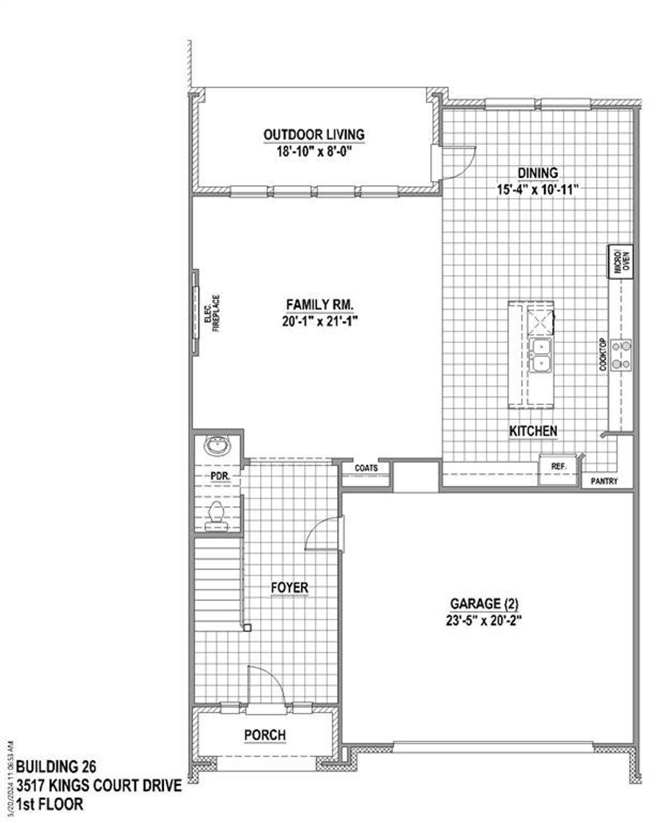 1st Level Floor Plan