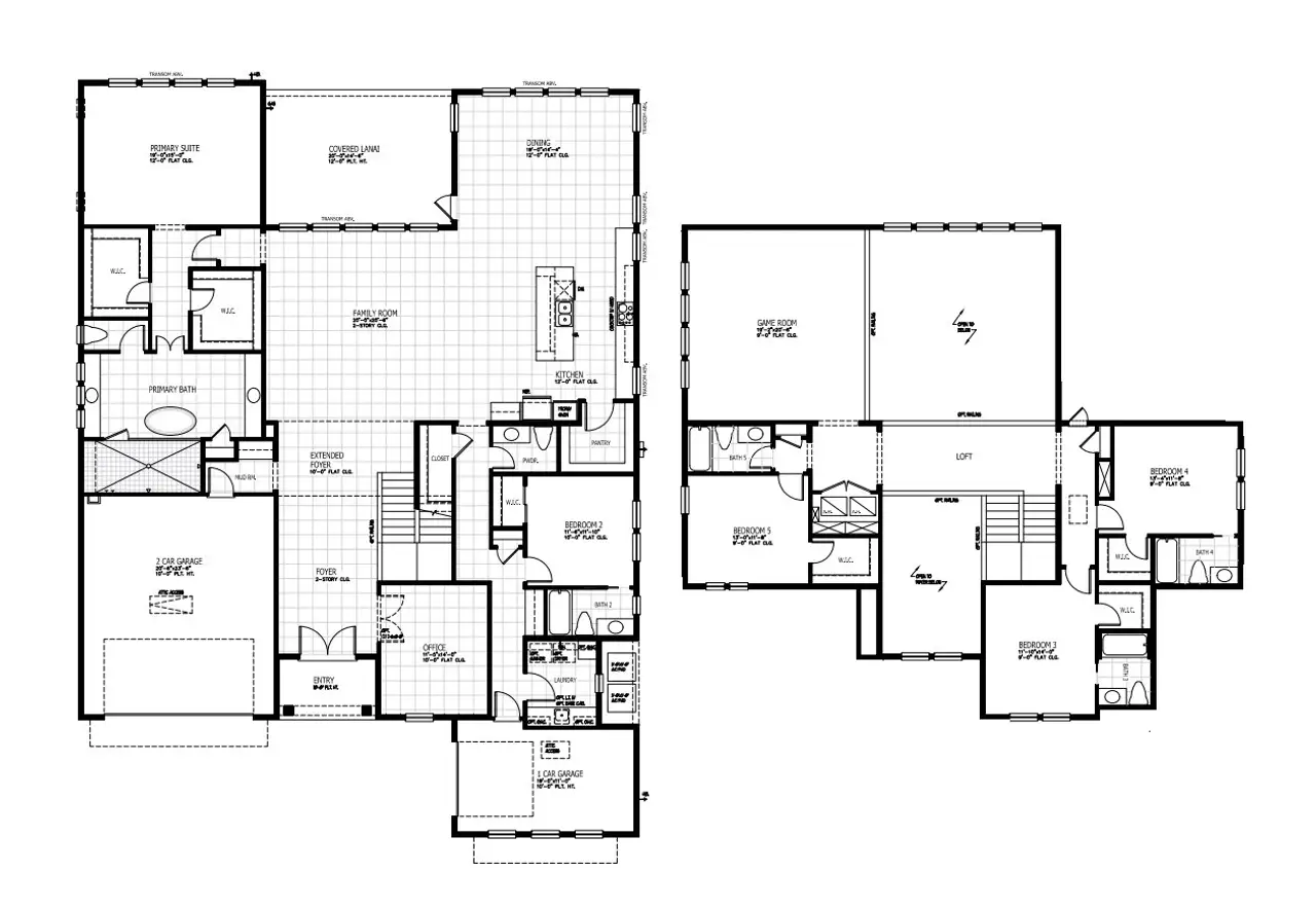2D floor plan layout for the EMORY by MasterCraft Builder Group in Madeira, St. Augustine, FL (Image 2). 2D floor plan layout for the EMORY by MasterCraft Builder Group in Madeira, St. Augustine, FL (Image 2).