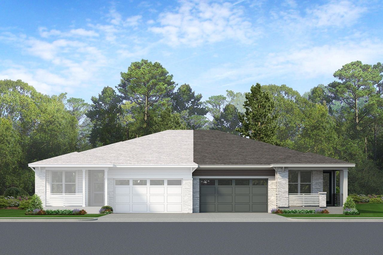 Representative exterior photo of a completed home built from the The Grays by Risewell Homes in Cordovan, Firestone, CO (Image 2).