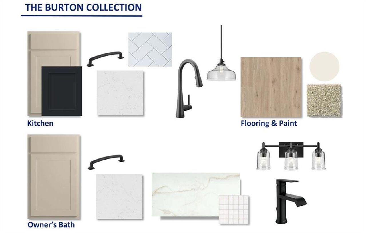 Sample of building materials used in homes in Settingdown Farms, Cumming (Image 2).