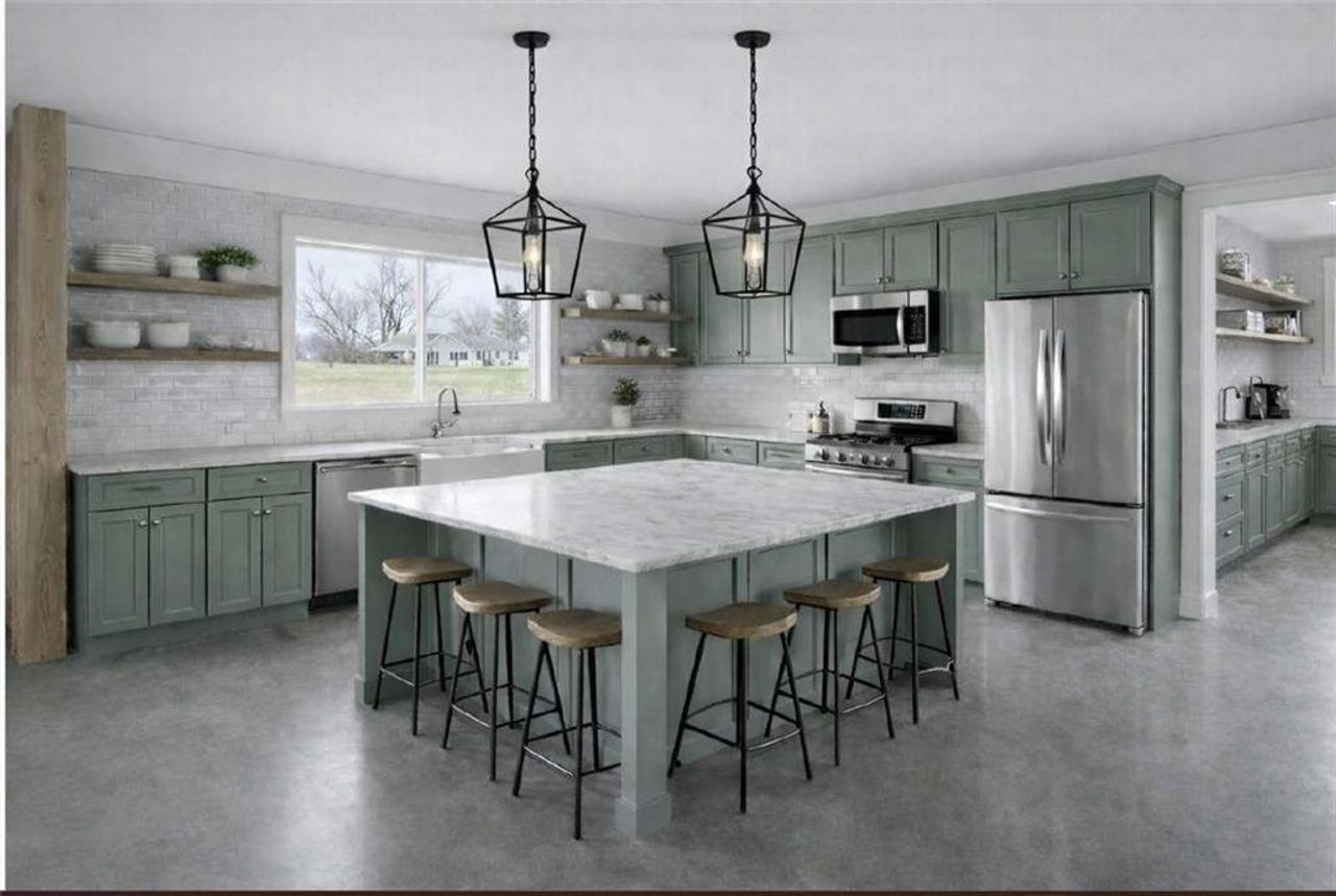 Furnished interior view inside a new home in , Clermont (Image 2). Furnished interior view inside a new home in , Clermont (Image 2).