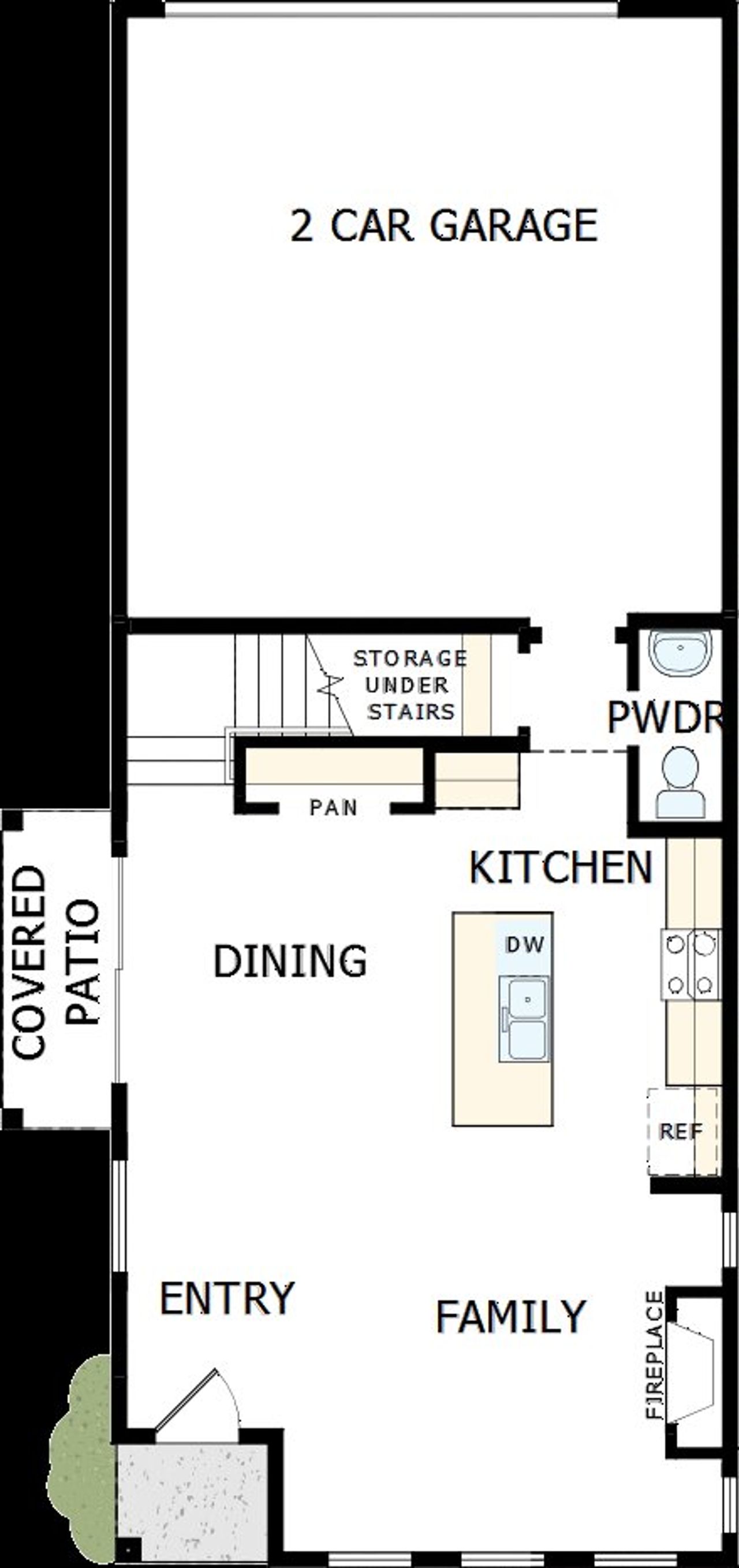 2D floor plan layout of this home in Revel Crossing at Wolf Ranch – The Ascent Collection, Colorado Springs, CO (Image 2). 2D floor plan layout of this home in Revel Crossing at Wolf Ranch – The Ascent Collection, Colorado Springs, CO (Image 2).