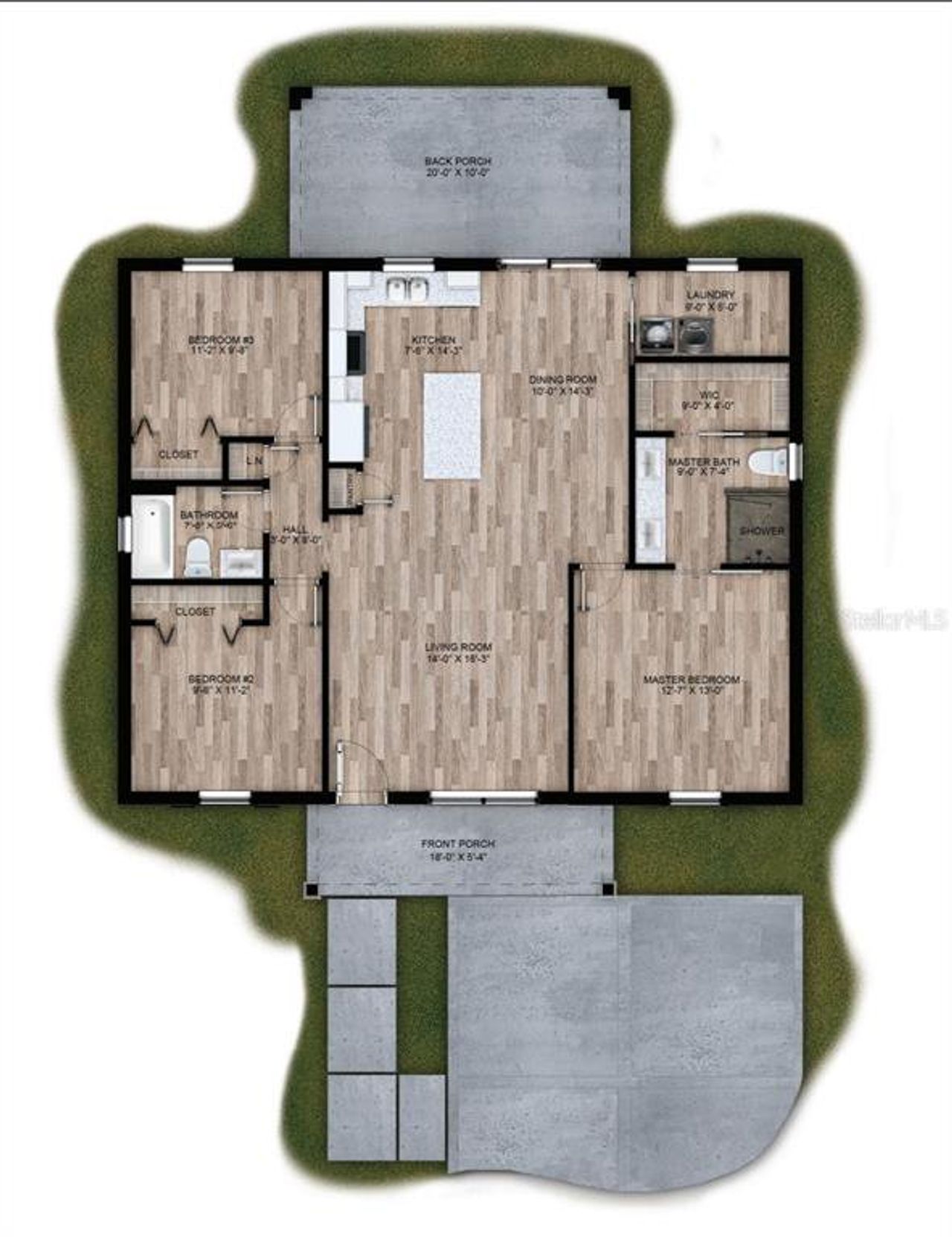 2D floor plan layout of this home in , Wauchula, FL (Image 2). 2D floor plan layout of this home in , Wauchula, FL (Image 2).