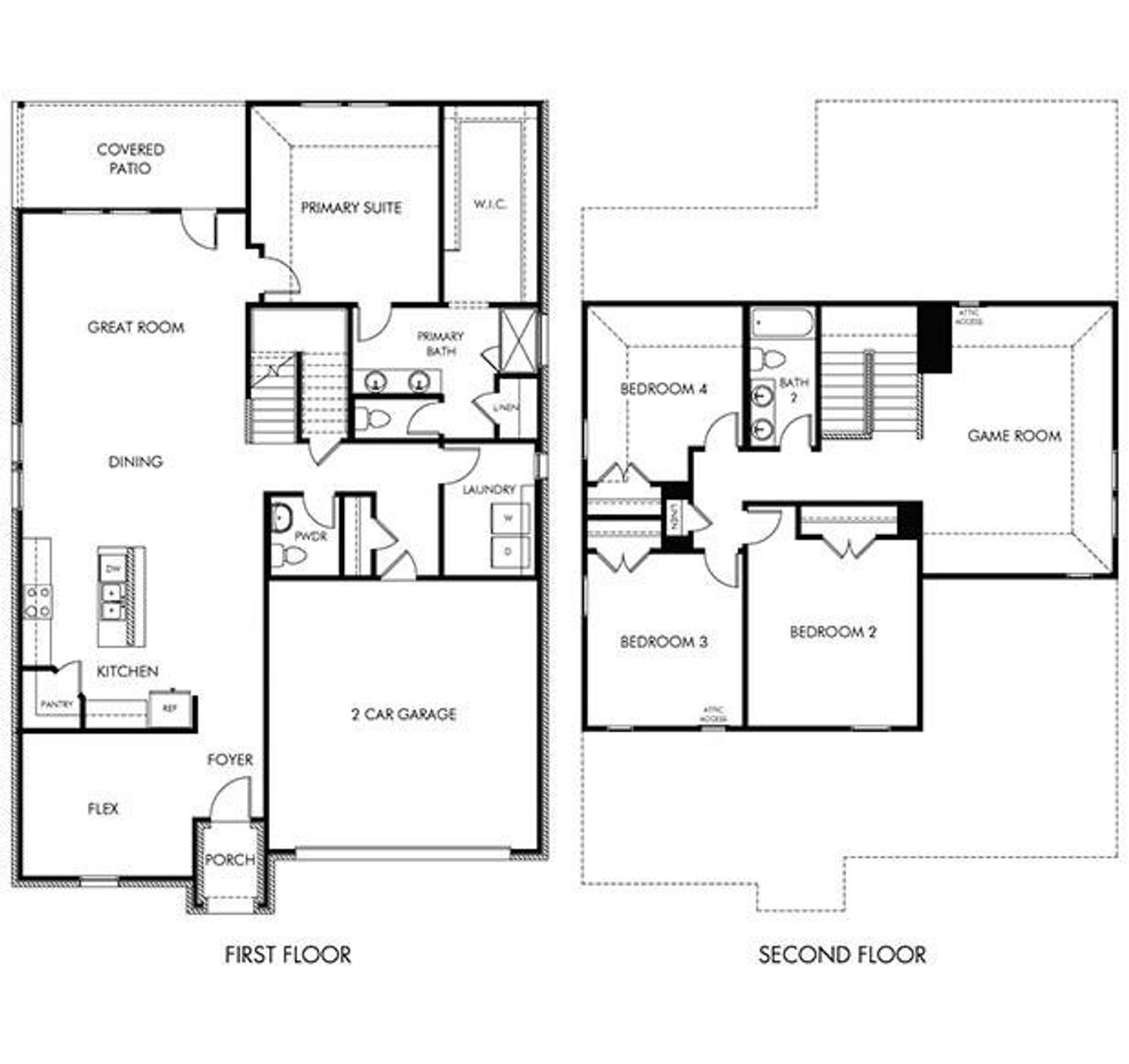 2D floor plan layout of this home in , Princeton, TX (Image 2).