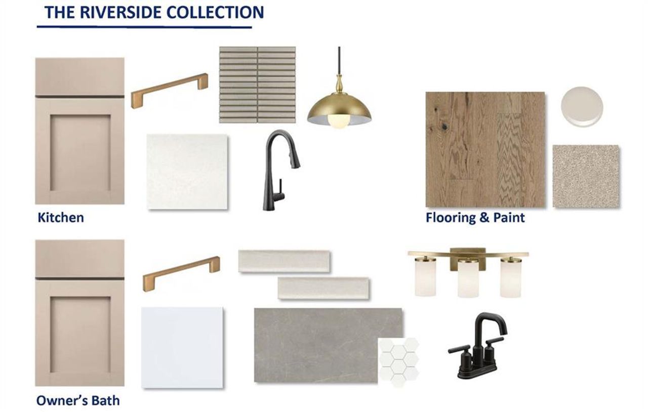 Sample of building materials used in homes in Meadow Brook Farms, Cumming (Image 2).