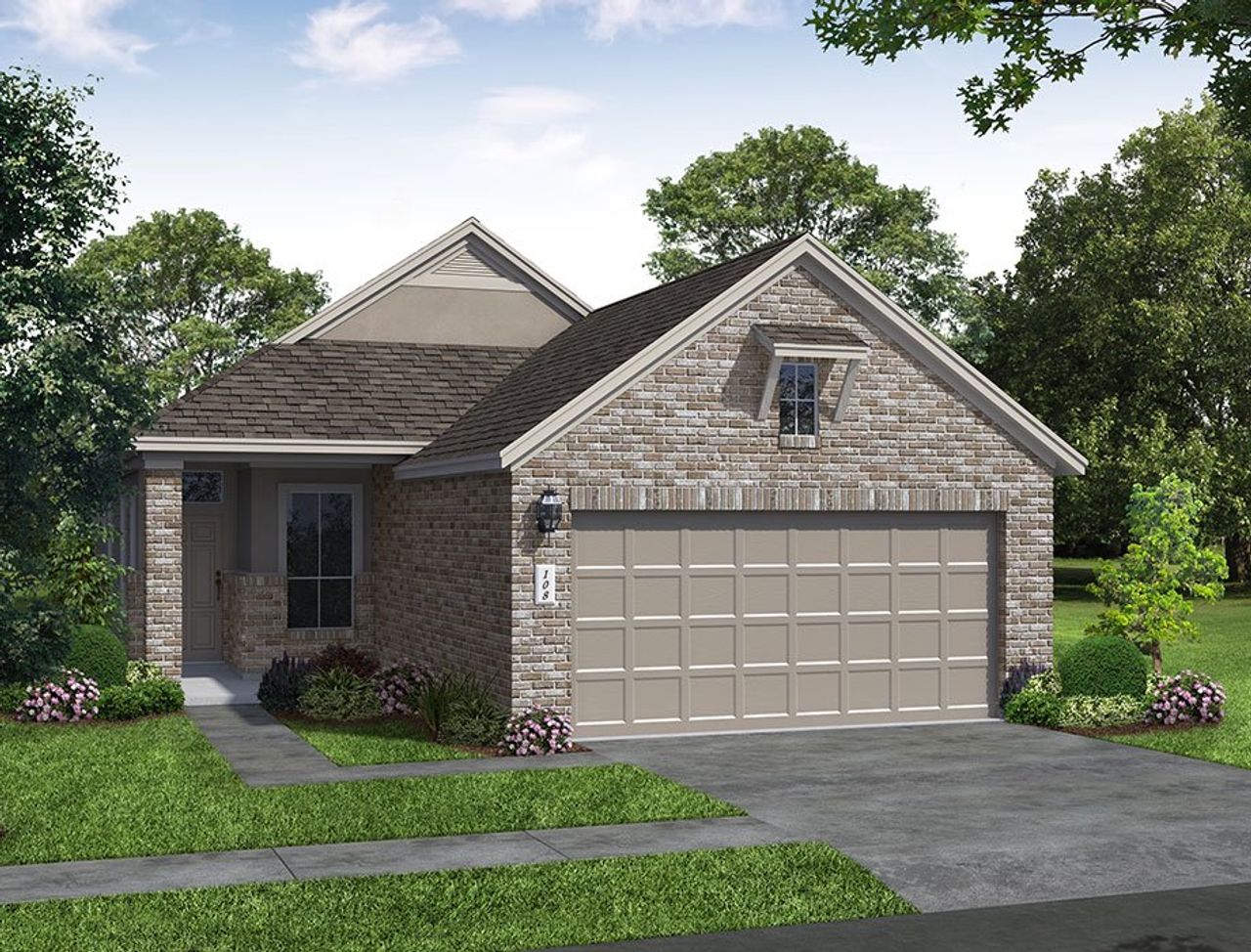 Representative exterior photo of a completed home built from the The Camden by McKinley Homes in Colony at Pinehurst, Pinehurst, TX (Image 2).