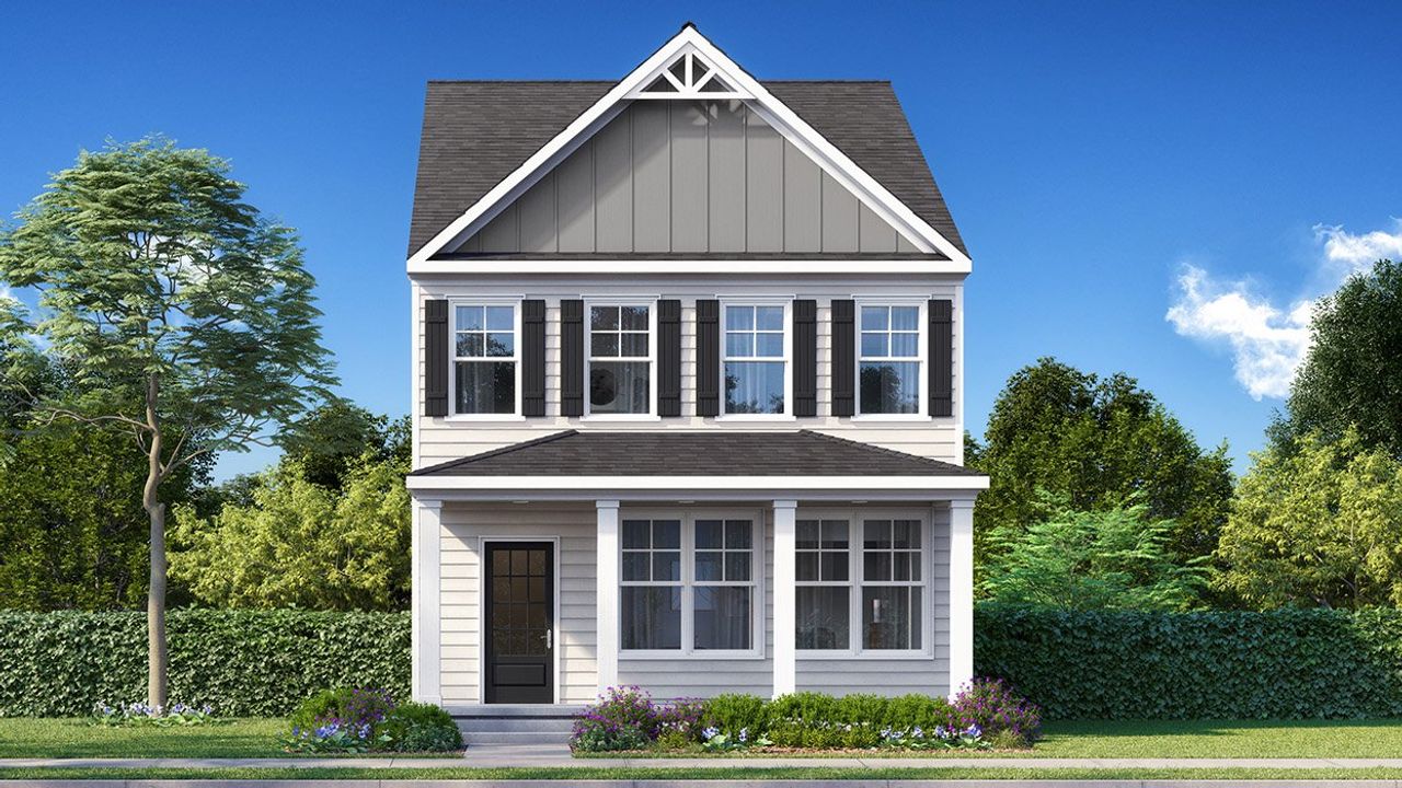 Representative exterior photo of a completed home built from the Avril by D.R. Horton in Brookland Commons, Monroe, GA (Image 2).