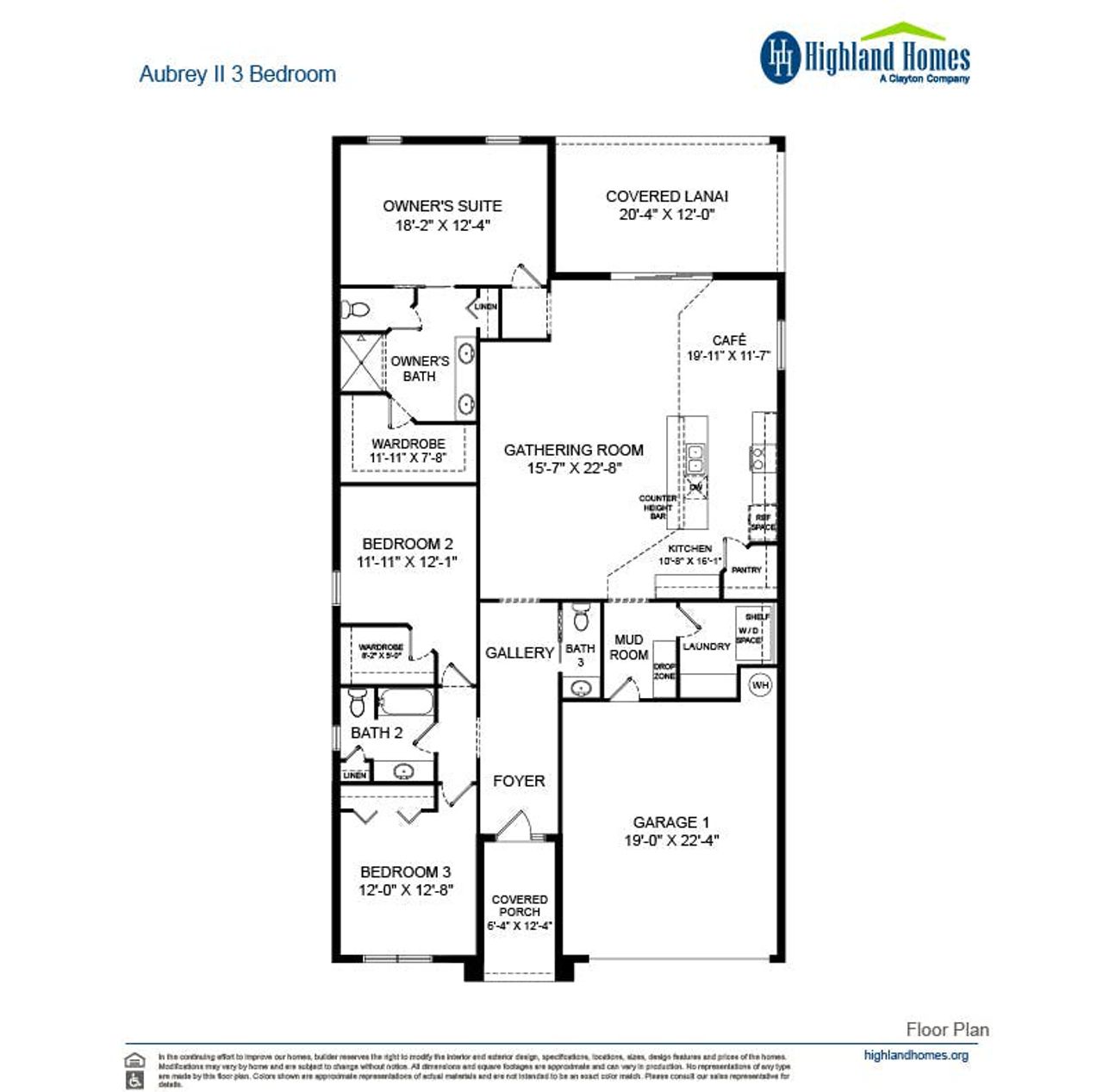 Aubrey II - Home Layout