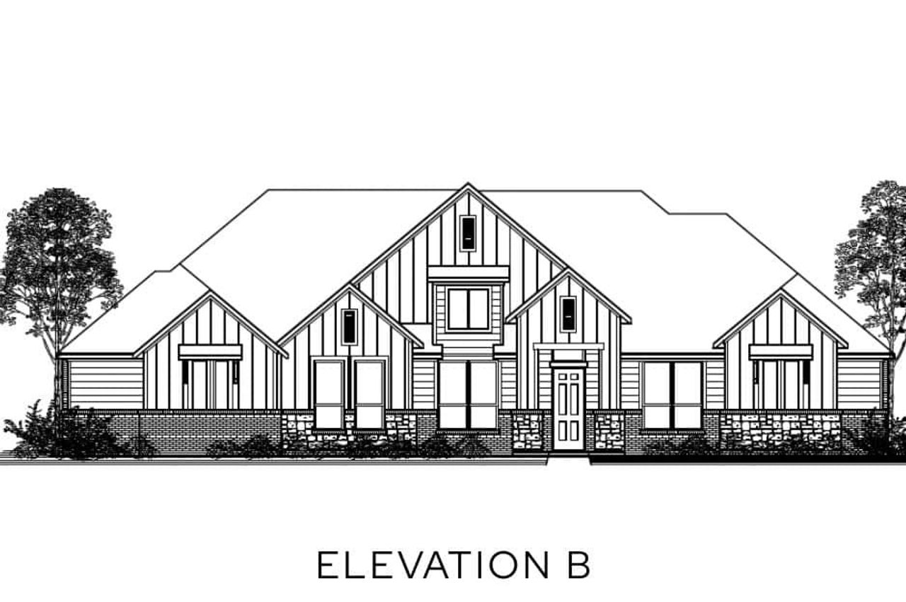 Representative rendering of the exterior for the The Everest by Lillian Custom Homes (Image 2).