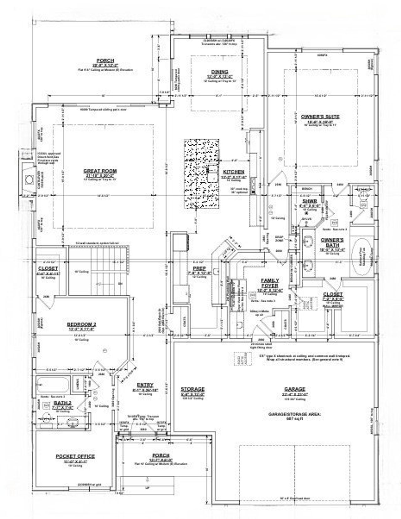 2D floor plan layout for the Ellington by View Homes in Jackson Creek North, Monument, CO (Image 2). 2D floor plan layout for the Ellington by View Homes in Jackson Creek North, Monument, CO (Image 2).