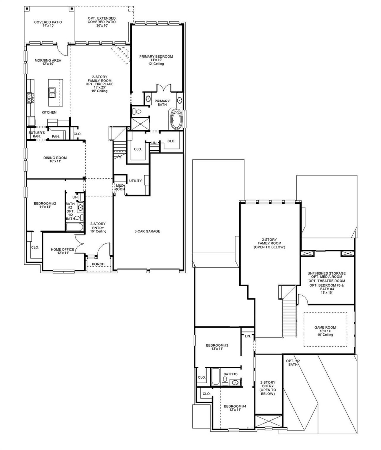2D floor plan layout of this home in Amira, Manvel, TX (Image 2).
