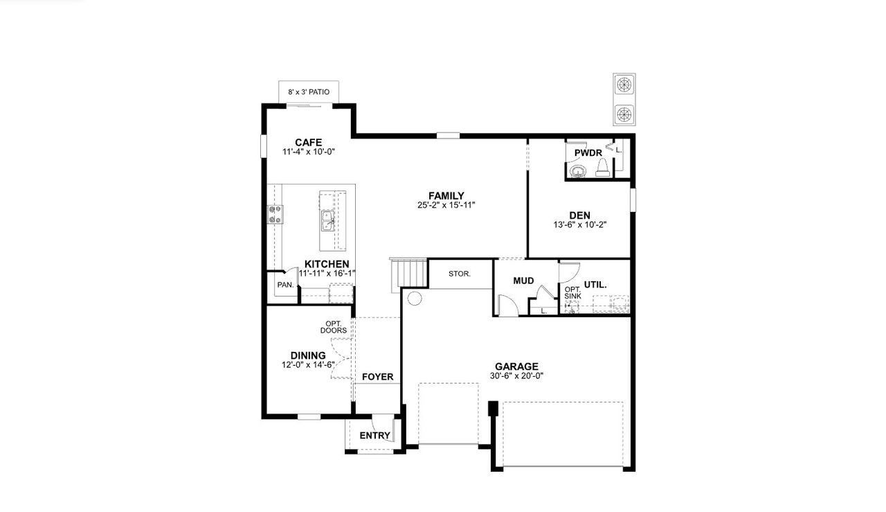 2D floor plan layout of this home in Fox Branch, Lakeland, FL (Image 2). 2D floor plan layout of this home in Fox Branch, Lakeland, FL (Image 2).