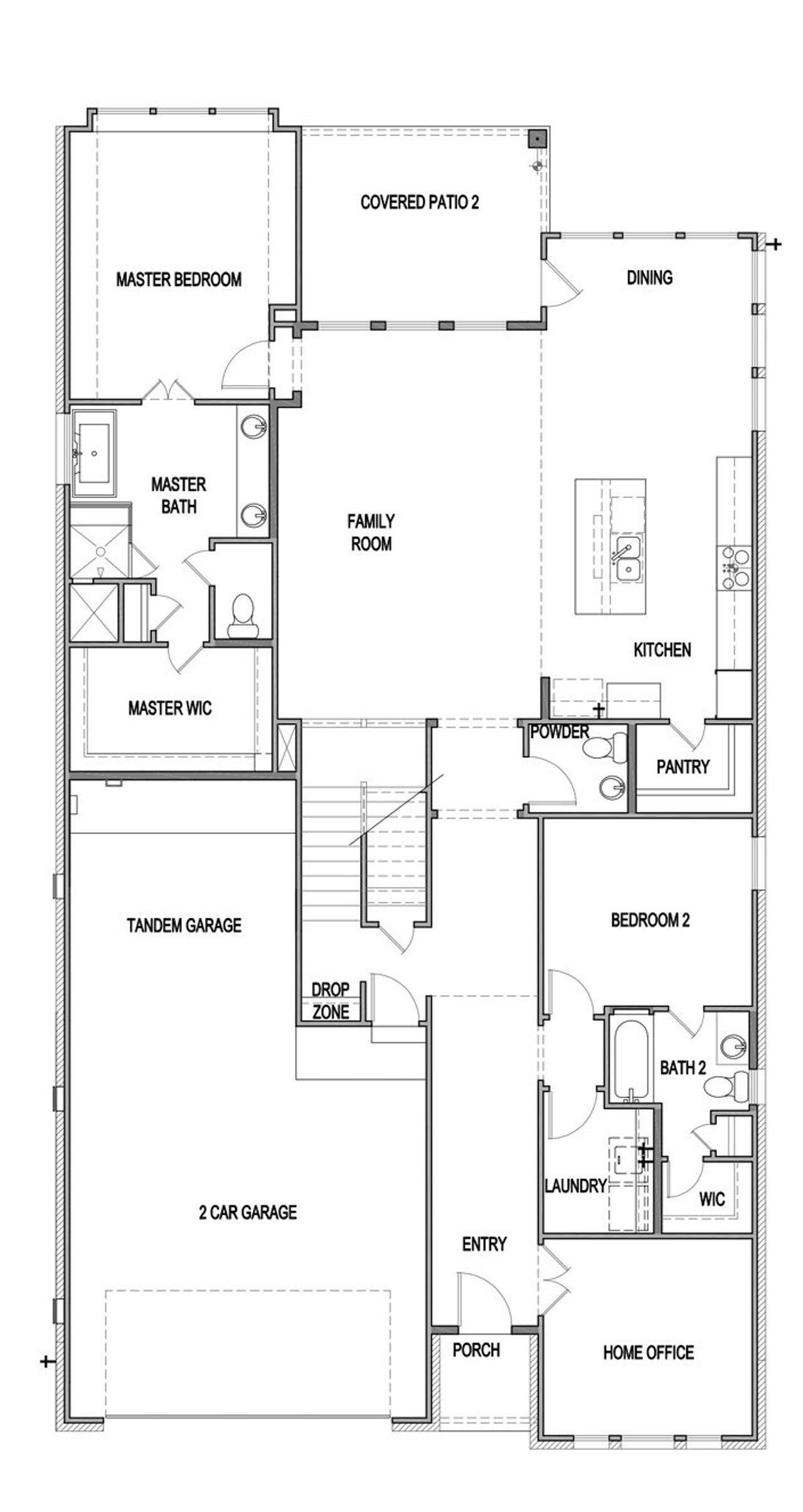 2D floor plan layout of this home in Windsong, Boerne, TX (Image 2). 2D floor plan layout of this home in Windsong, Boerne, TX (Image 2).