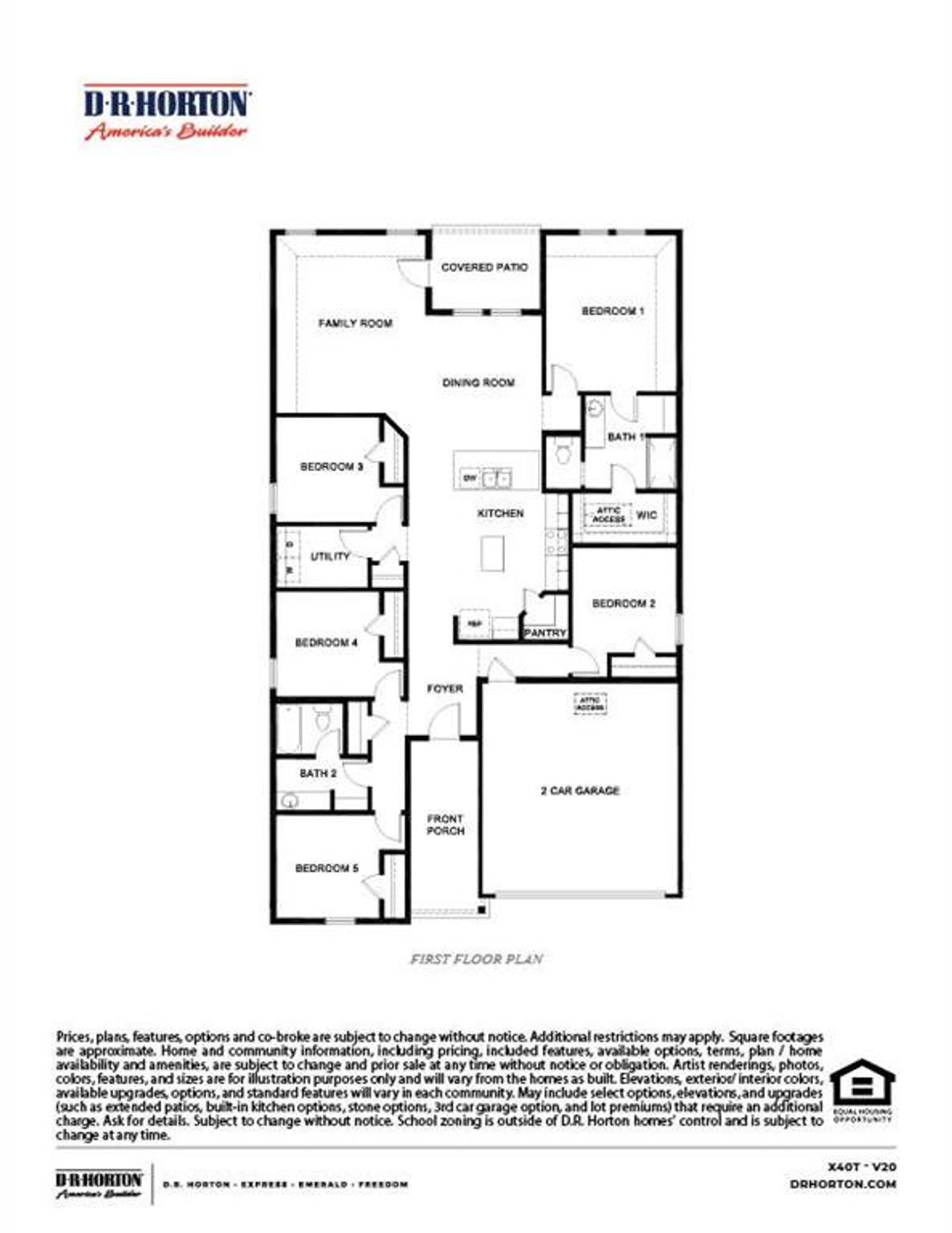 2D floor plan layout of this home in Bluff Springs, Ferris, TX (Image 2).