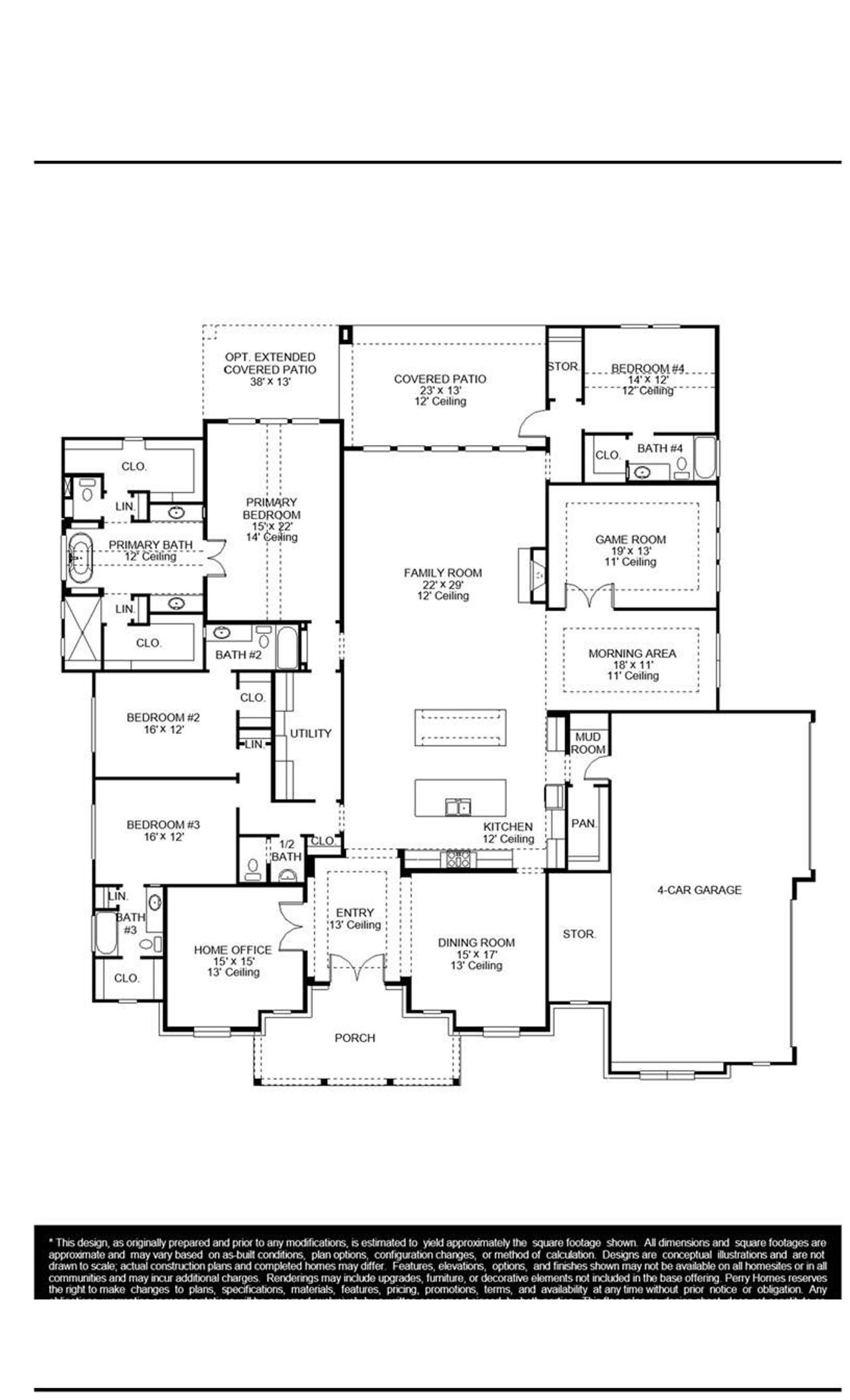 2D floor plan layout of this home in Creek of Driftwood, Driftwood, TX (Image 2). 2D floor plan layout of this home in Creek of Driftwood, Driftwood, TX (Image 2).
