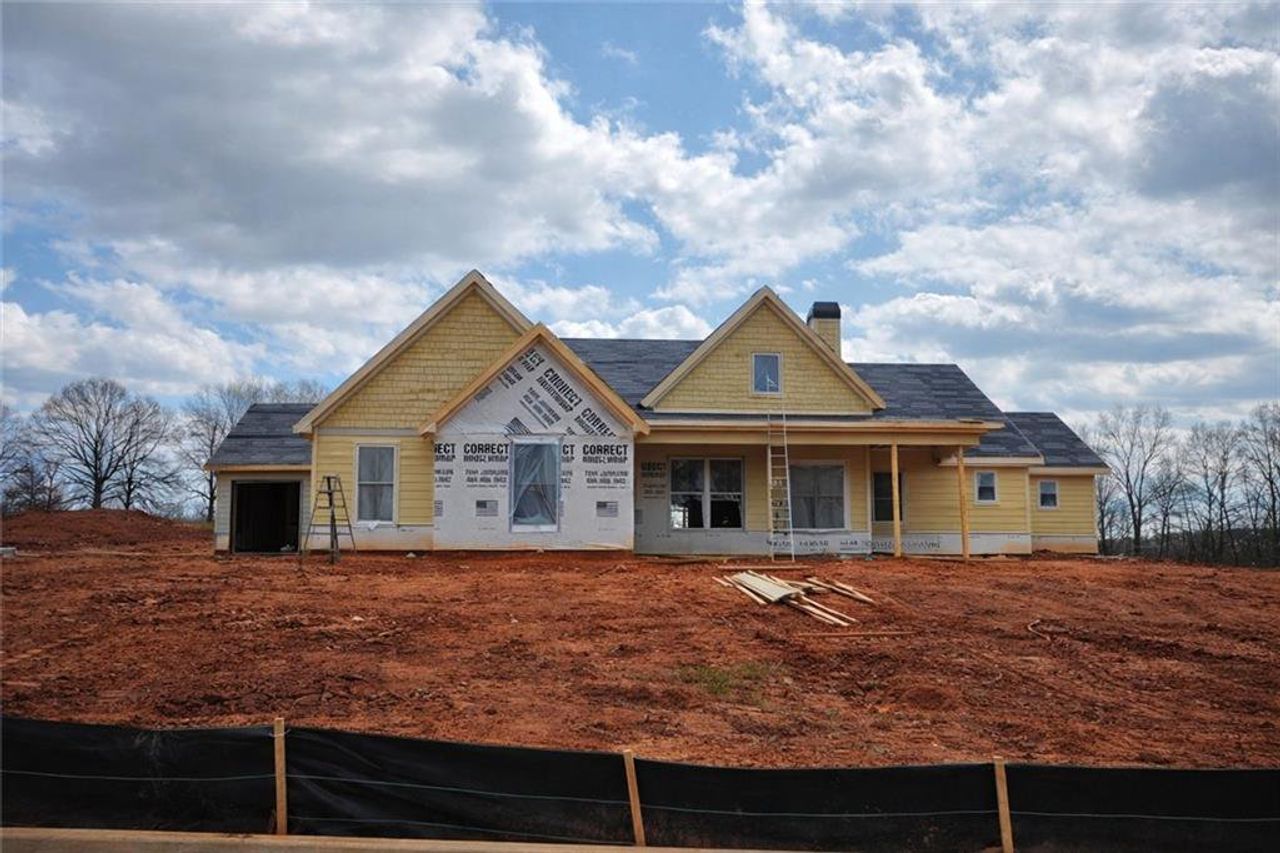 In-progress construction of a new home in , Statham, GA (Image 2).