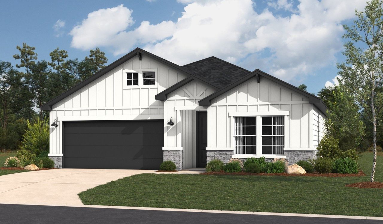 Representative exterior photo of a completed home built from the Tularosa by Hakes Brothers in Taylor Creek Village, Mcallen, TX (Image 2).