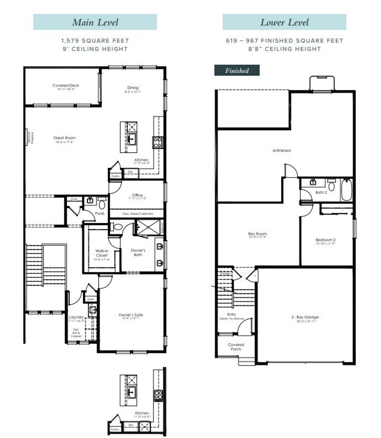 2D floor plan layout for the The Lindsey by BLVD Builders in Hillside at Castle Rock, Castle Rock, CO (Image 2). 2D floor plan layout for the The Lindsey by BLVD Builders in Hillside at Castle Rock, Castle Rock, CO (Image 2).