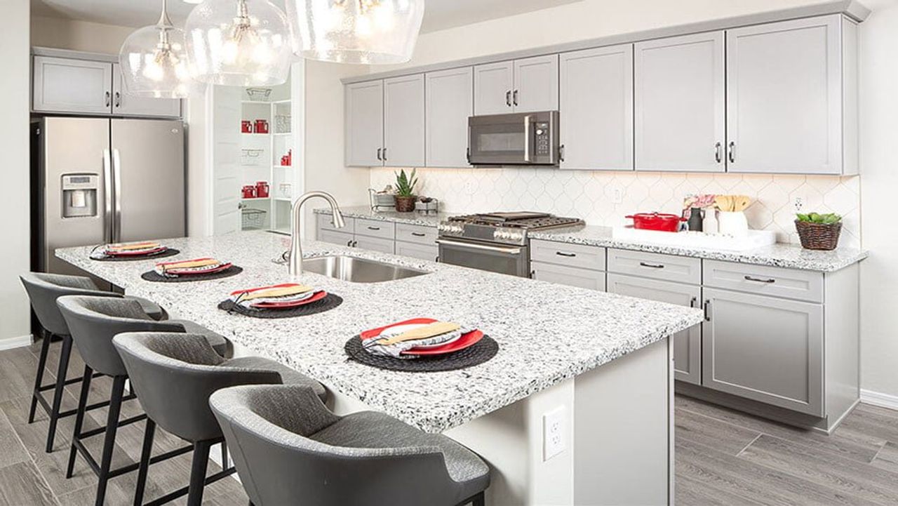 Furnished interior view inside a new home in Estrella, Goodyear (Image 2).