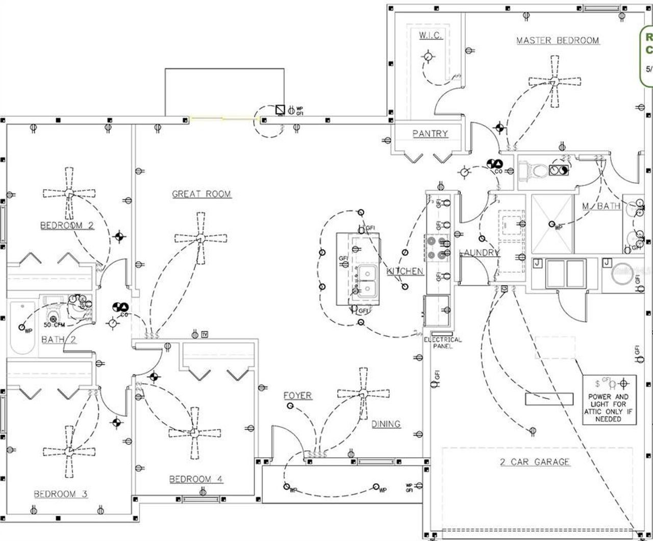 2D floor plan layout of this home in , Port Charlotte, FL (Image 2).