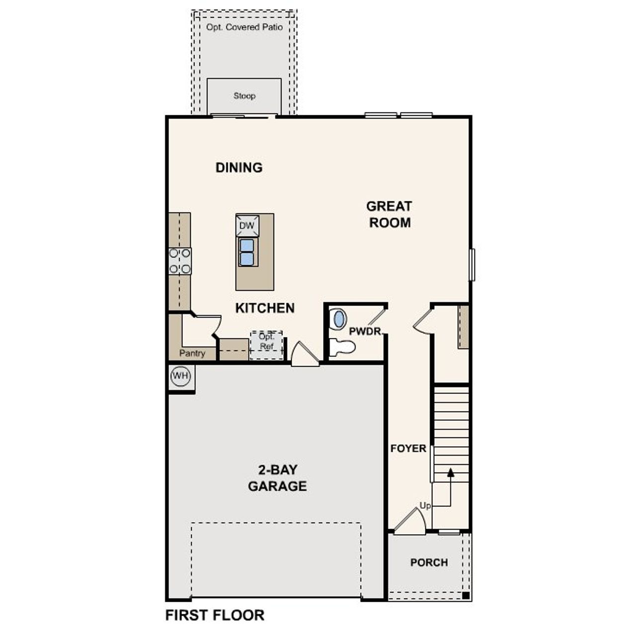 2D floor plan layout of this home in Senna, Leon Valley, TX (Image 2).
