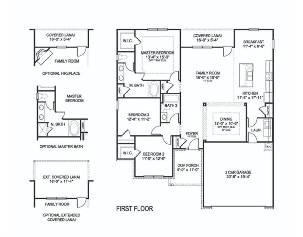 2D floor plan layout of this home in The Fields of Walnut Creek, Pendergrass, GA (Image 2). 2D floor plan layout of this home in The Fields of Walnut Creek, Pendergrass, GA (Image 2).