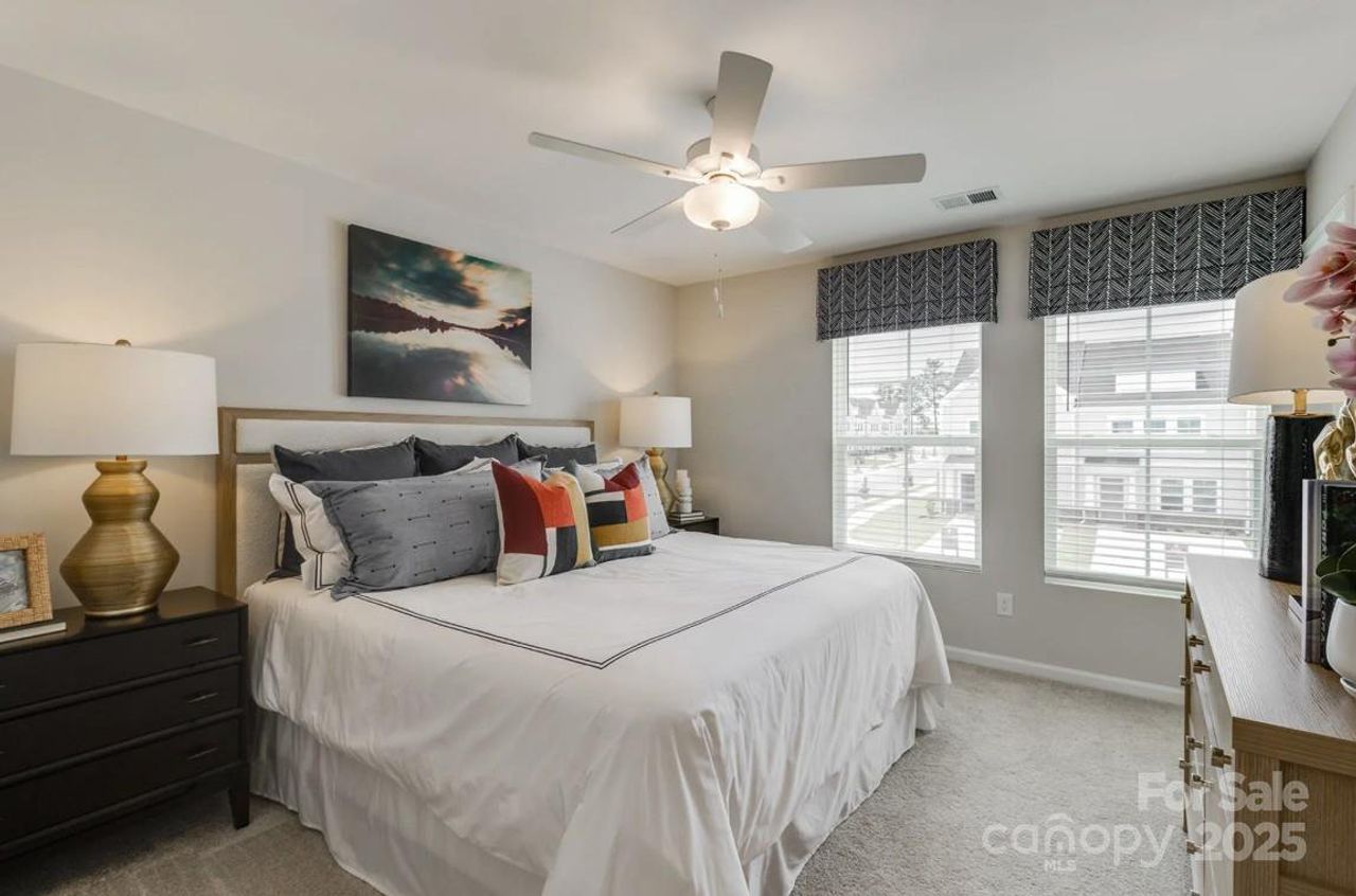 Furnished interior view inside a new home in Sloan Station, Charlotte (Image 2).