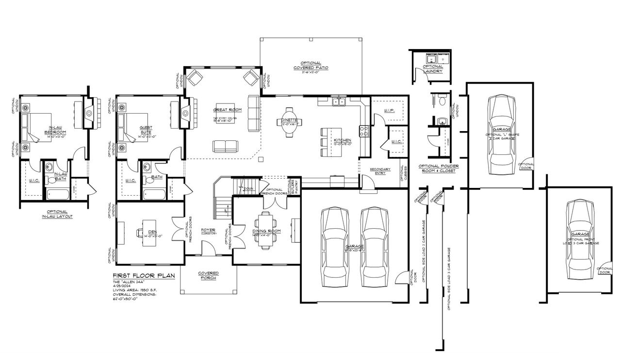 2D floor plan layout of this home in Birdsong Estates, Orchard Park, NY (Image 2).