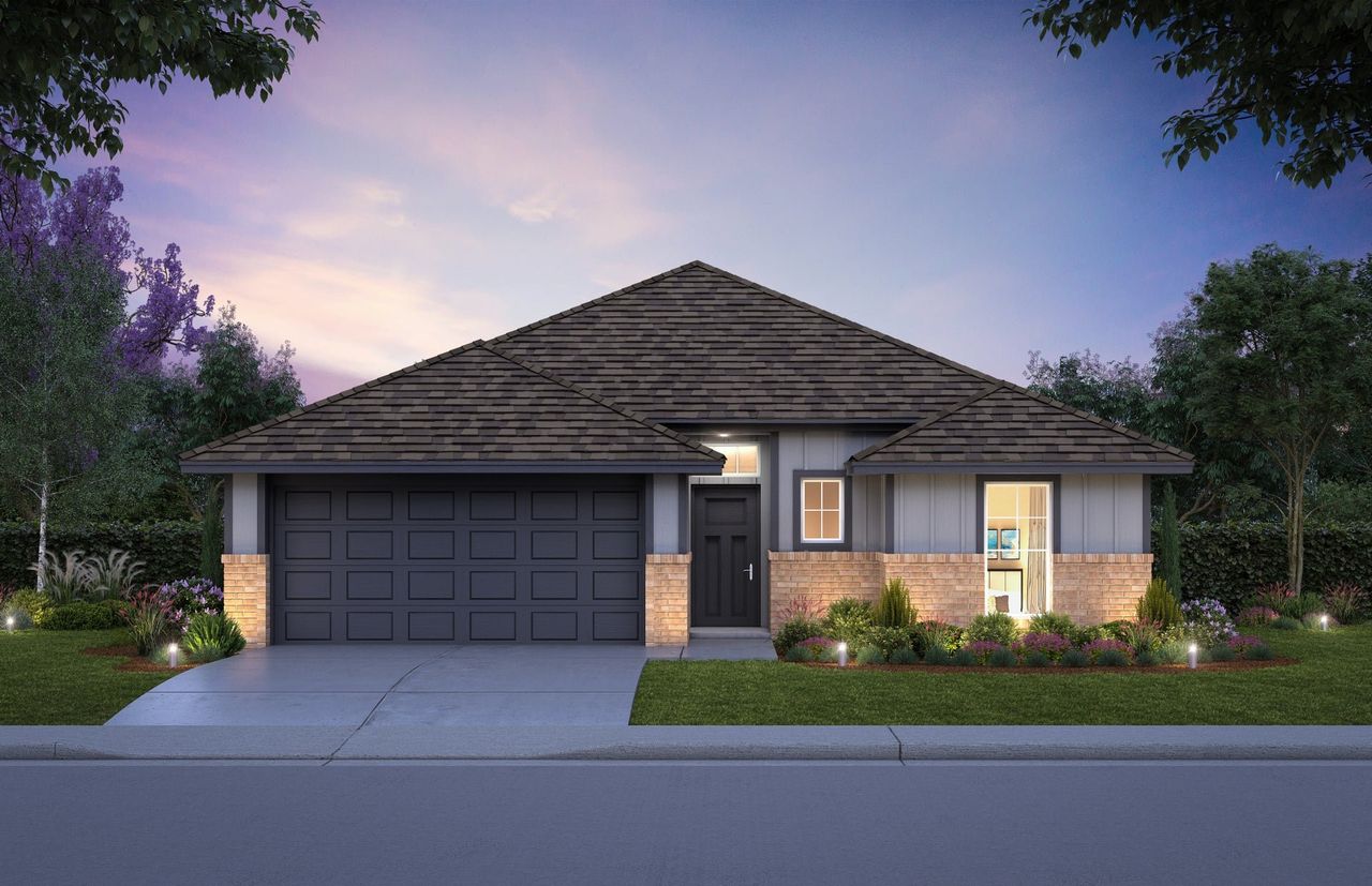 Representative exterior photo of a completed home built from the Bradford by Home Creations in Hill & Dale Ranch, Splendora, TX (Image 2).