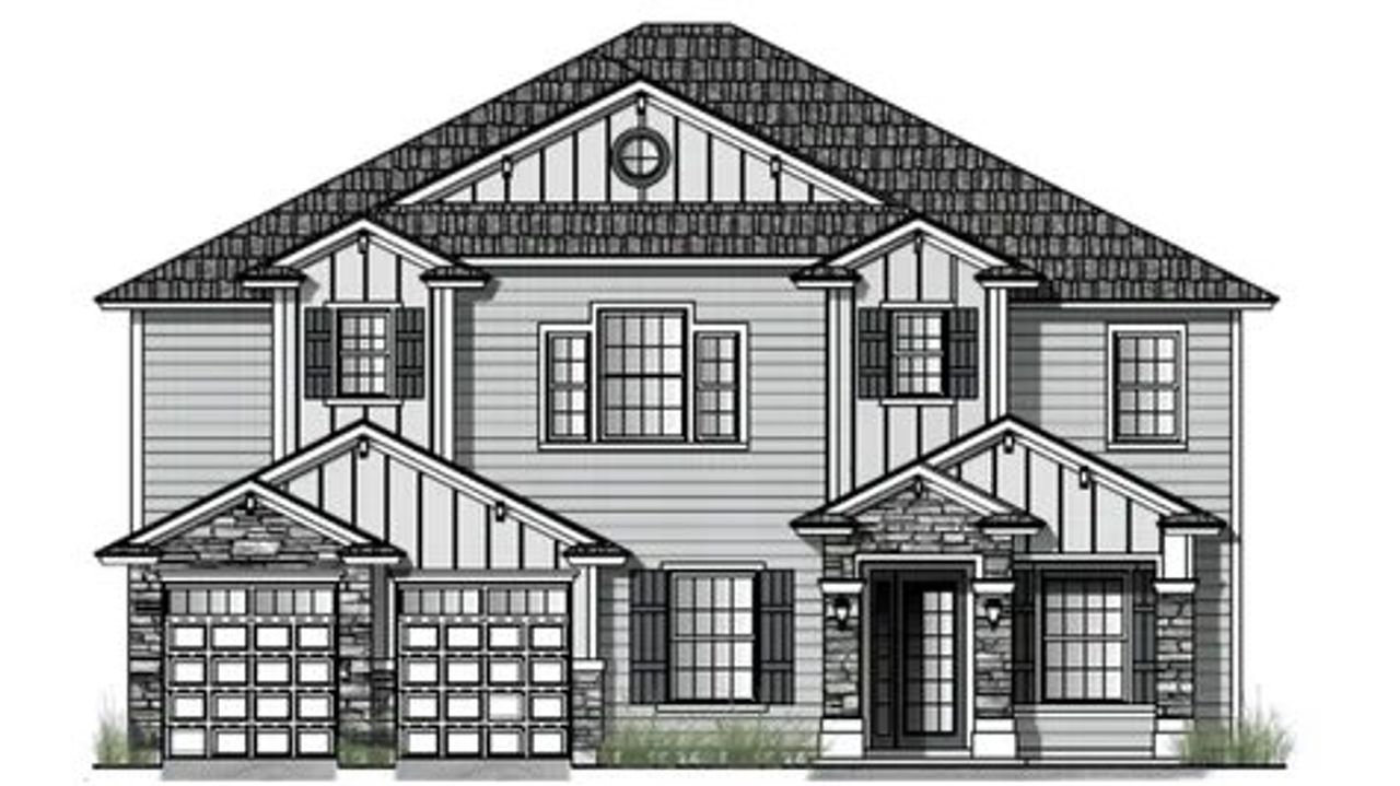 Representative rendering of the exterior for the 3453 by Ashley Homes, LLC (Image 2).