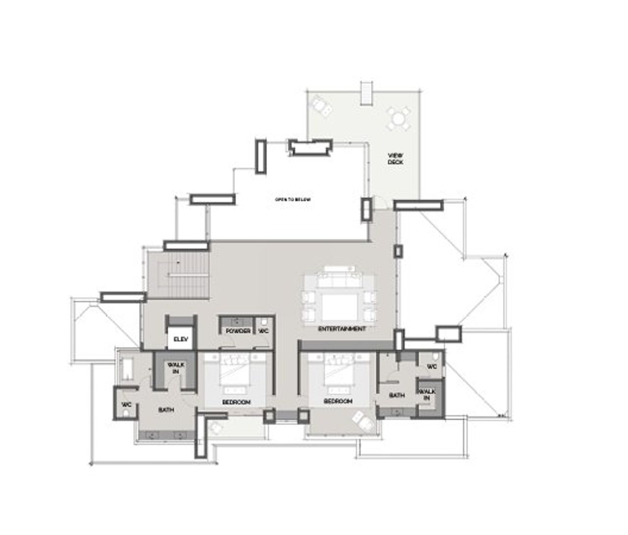 2D floor plan layout for the RC4 by Five Star Development in The Ritz-Carlton Residences Paradise Valley, Paradise Valley, AZ (Image 2).