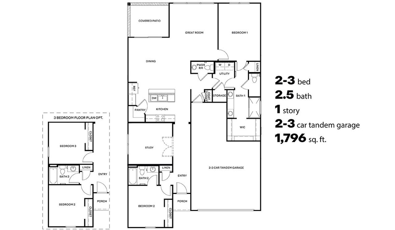 2D floor plan layout of this home in Solterra, Green Valley, AZ (Image 2). 2D floor plan layout of this home in Solterra, Green Valley, AZ (Image 2).