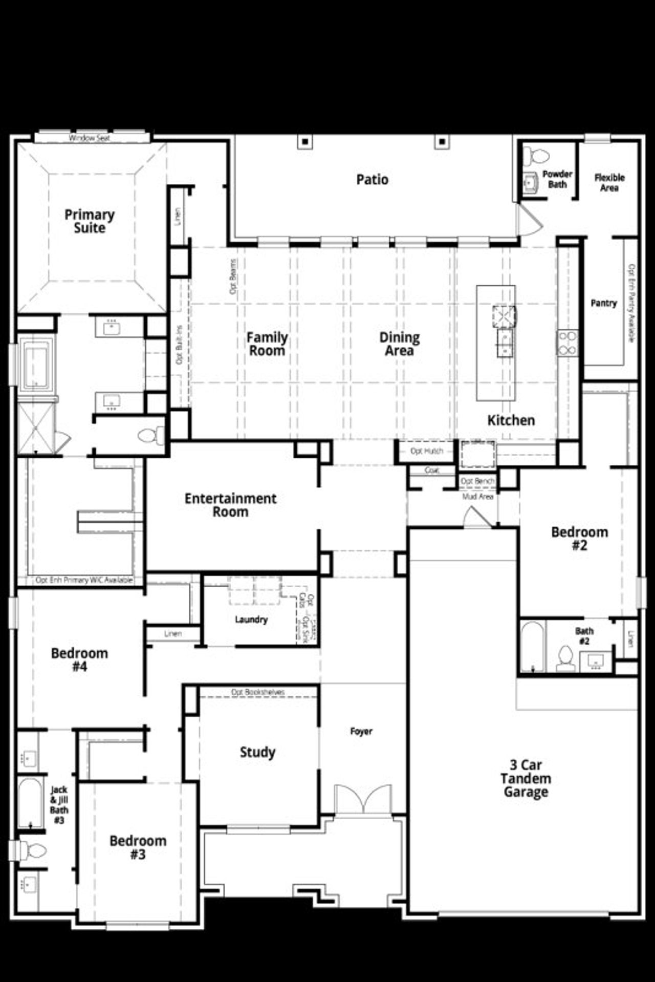 2D floor plan layout of this home in Esperanza, Boerne, TX (Image 2). 2D floor plan layout of this home in Esperanza, Boerne, TX (Image 2).
