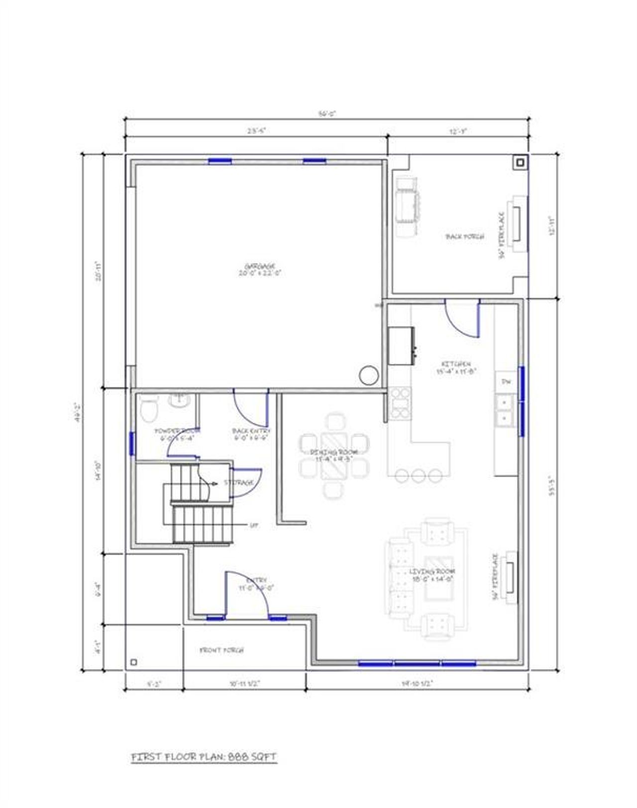 2D floor plan layout of this home in , Flowery Branch, GA (Image 2).