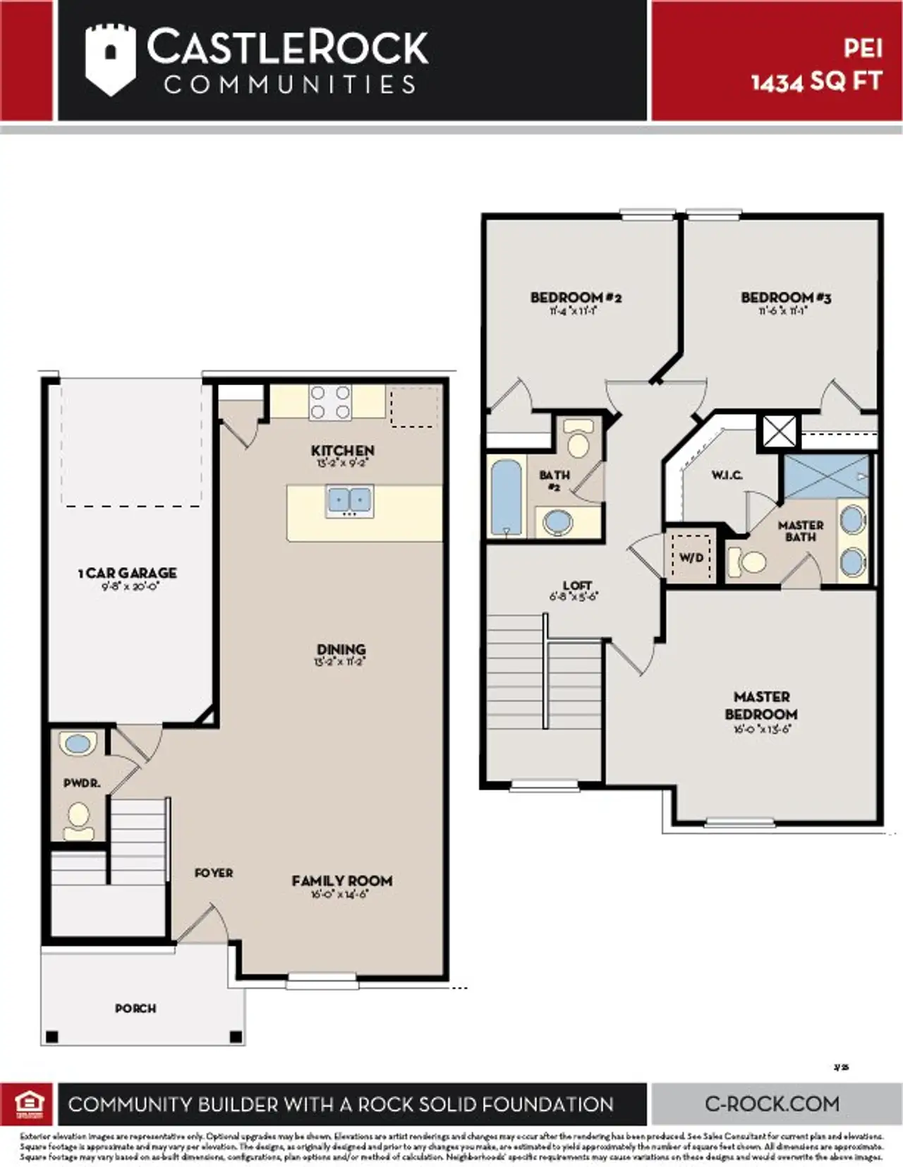 2D floor plan layout for the Pei by CastleRock Communities in Municipal Drive Townhomes, Leander, TX (Image 2). 2D floor plan layout for the Pei by CastleRock Communities in Municipal Drive Townhomes, Leander, TX (Image 2).