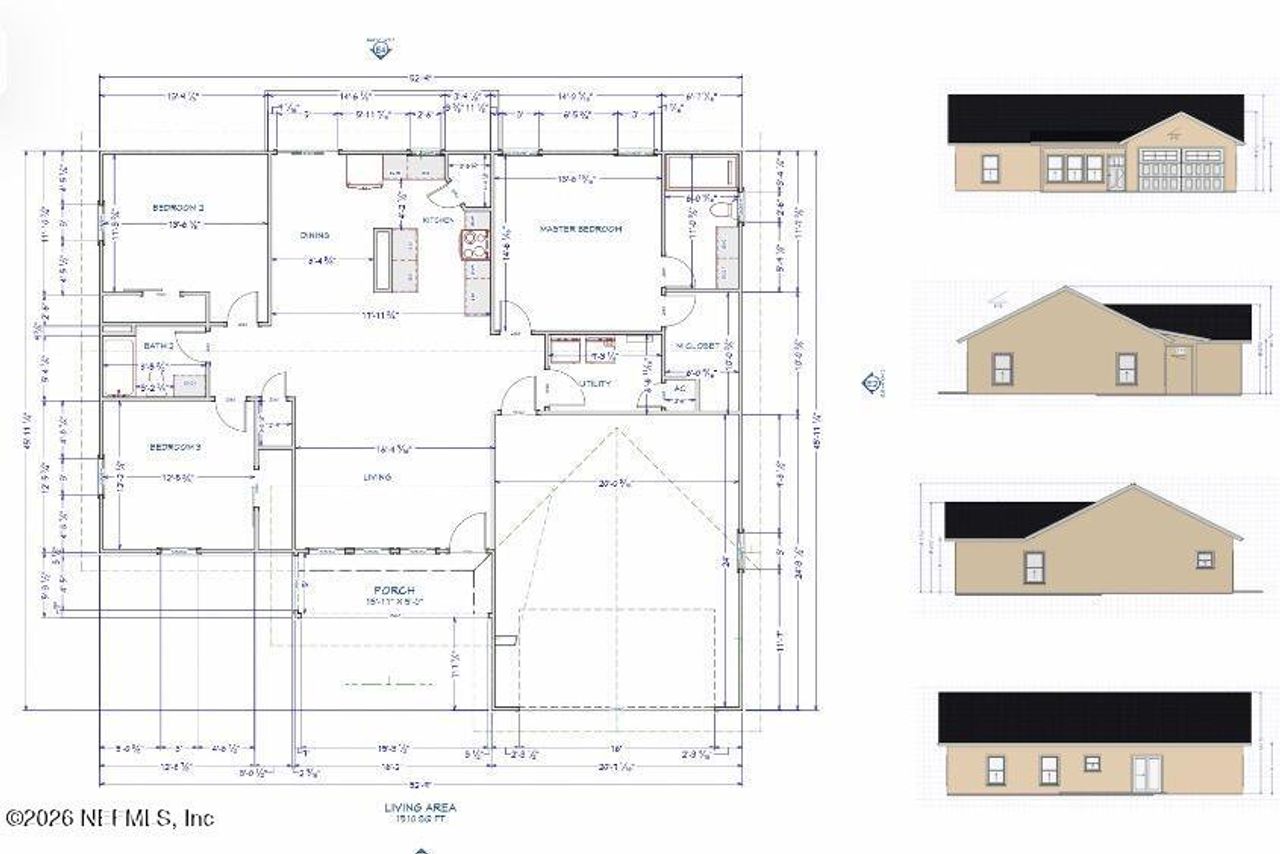 2D floor plan layout of this home in , Hampton, FL (Image 2).