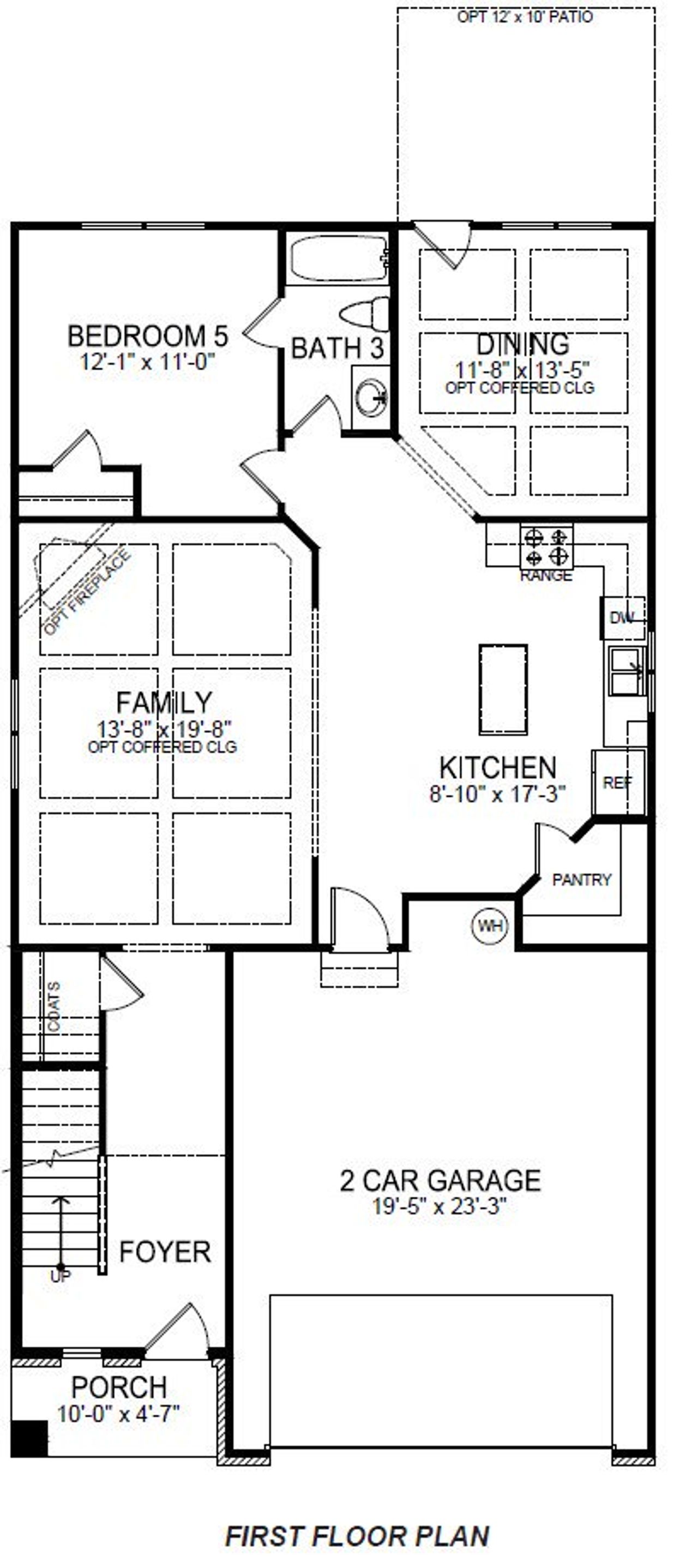 2D floor plan layout of this home in Sycamore Cove, Woodruff, SC (Image 2).