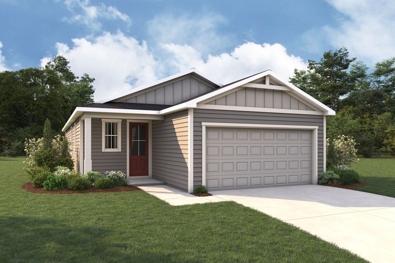Representative exterior photo of a completed home built from the Arabelle by Mattamy Homes in Sandridge Hills, Asbury Lake, FL (Image 2).