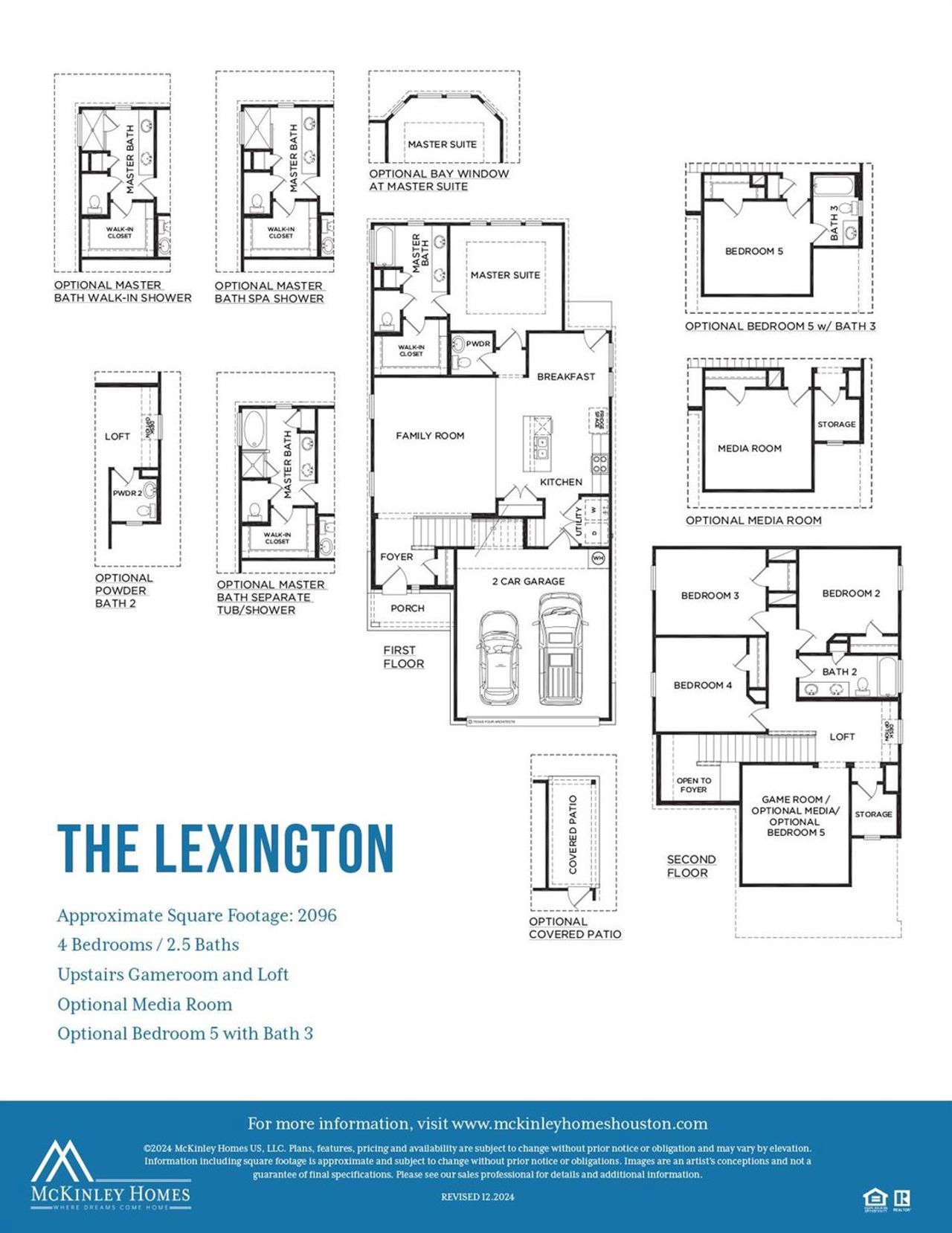 2D floor plan layout of this home in Anderson Lake, Houston, TX (Image 2).
